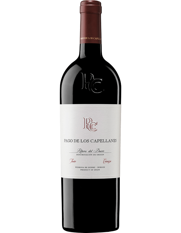 Crianza-Pago-de-los-Capellanes-Botella-fondo-blanco